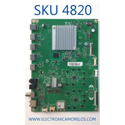 MAIN ORIGINAL PARA SMART TV VIZIO 4K UHD HDR SMARTCAST / NUMERO DE PARTE XLCB02K051 / 715GB722-M0C-B00-004B / (X)XLCB02K051010X 2117 / NUMERO DE DISPLAY JR645R3HA3L / PANEL TPT650WR-R3HA.P REV:S3LC / MODELO M65Q7-J01 / M65Q7-J01 LTYRH2LX